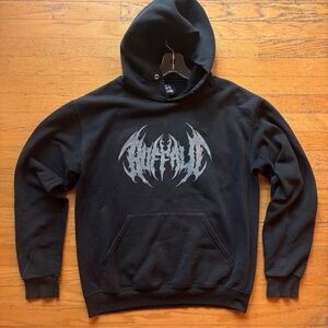Black Buffalo cyber sigilism Graphic Hoodie